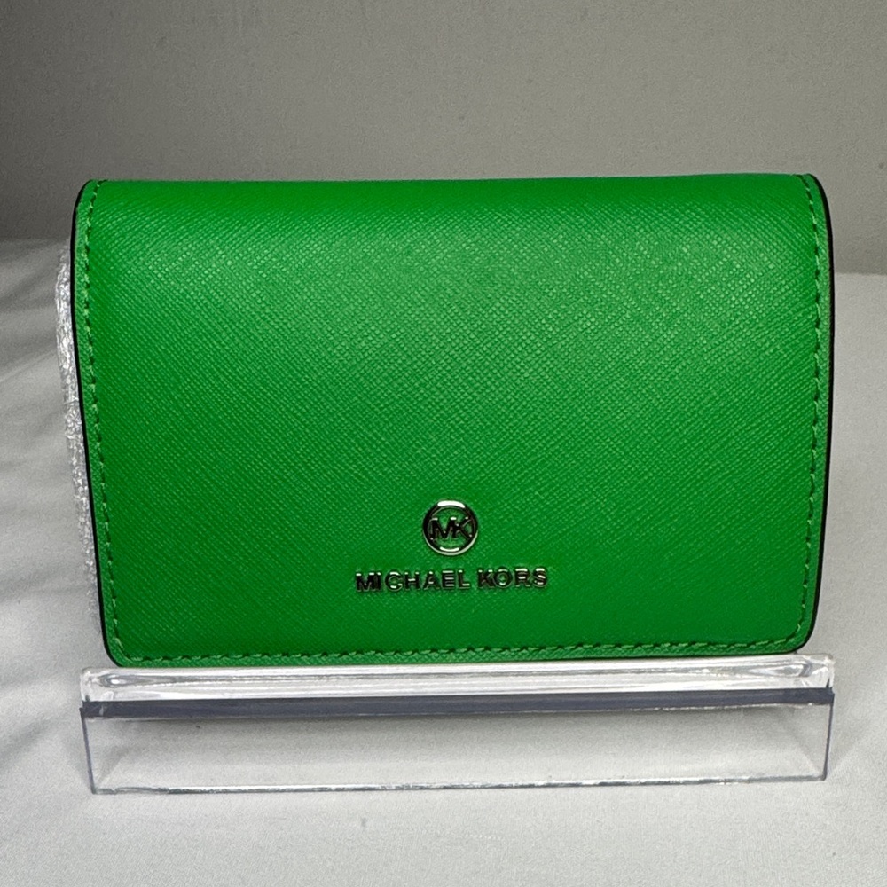 Michael Kors Vibrant Green Medium Wallet